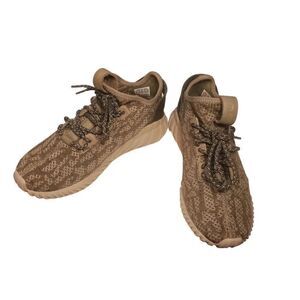 Adidas Tubular Doom Sock PK J Lace Up Green Sneakers Shoes Size 6